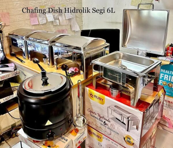 Chafing dish hidrolik segi 6L