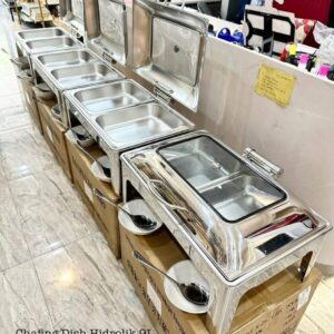 chafing dish hidrolik 9L double tray