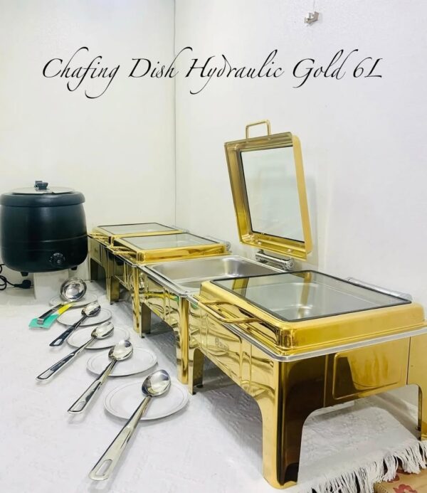 chafing dish hydrolic gold 6L