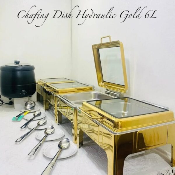 chafing dish hydrolic gold 6L