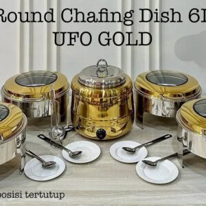 Round Chafing Dish 6L UFO Gold