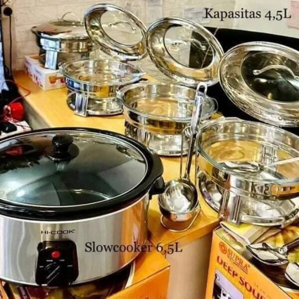 Slowcooker 6,5L dan 4,5L